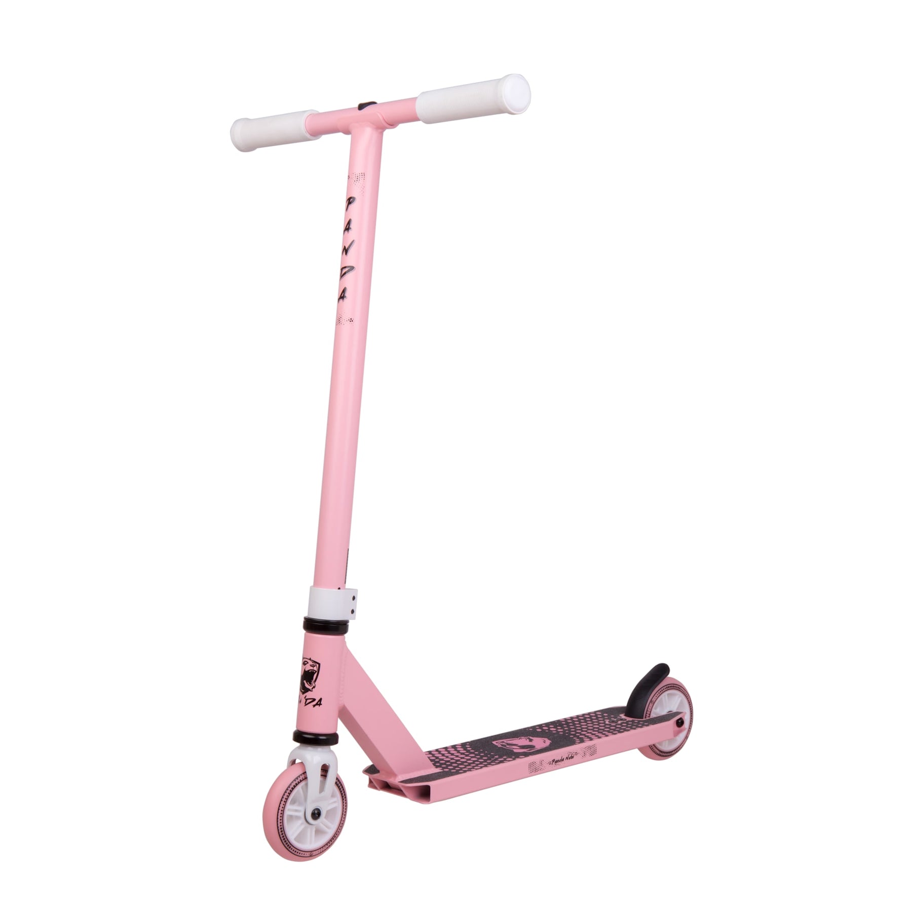 Panda Nubi Trick Løbehjul - White/Pink-ScootWorld.dk