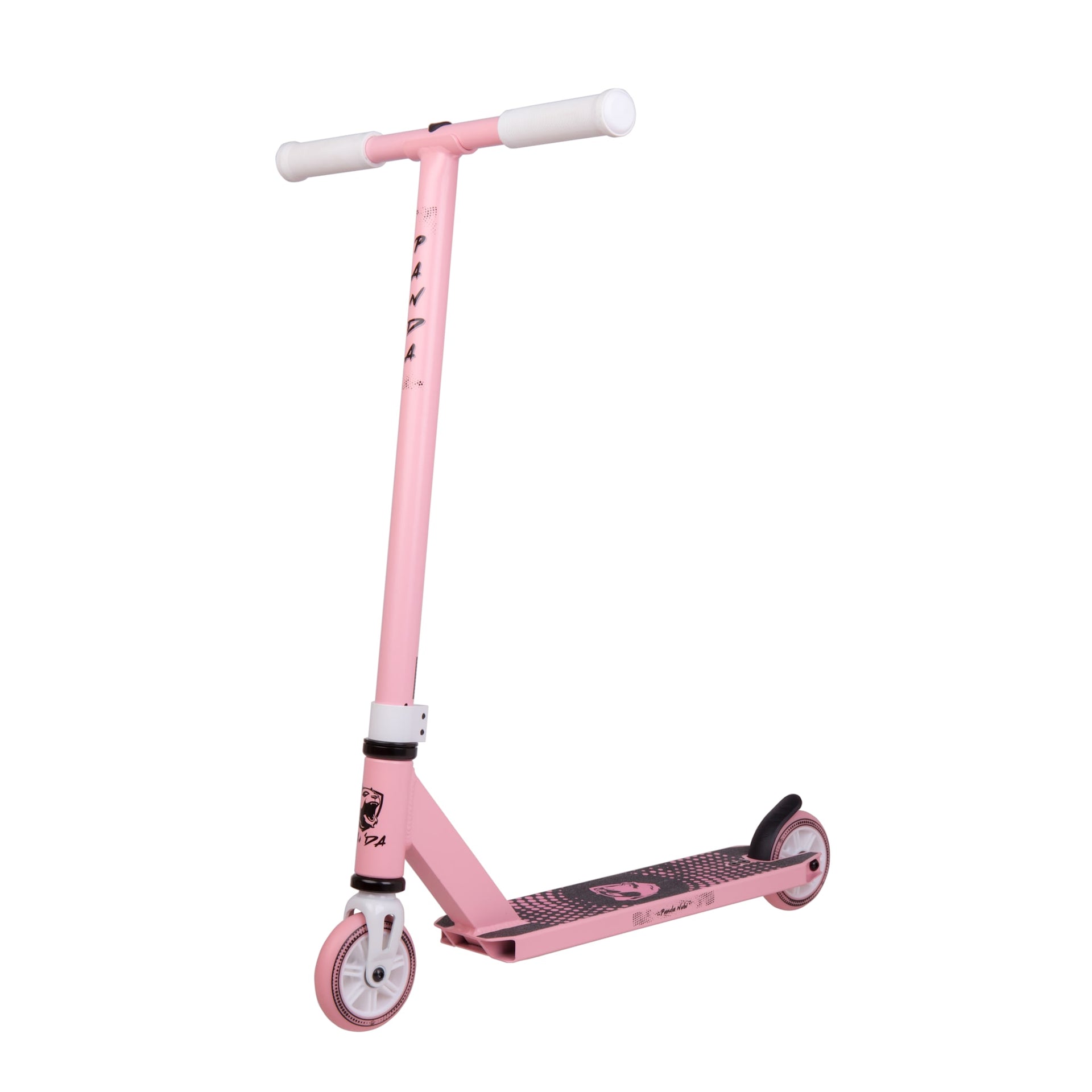 Panda Nubi Trick Løbehjul - White/Pink-ScootWorld.dk