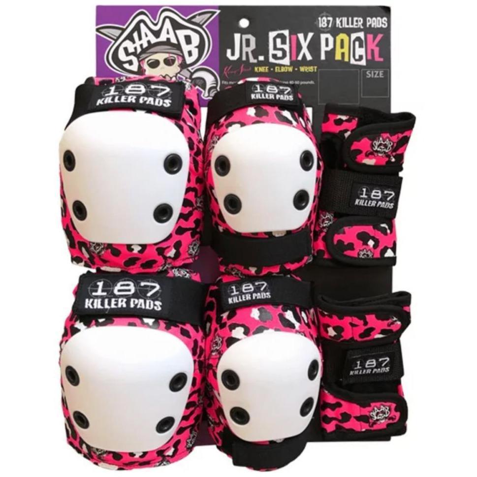 187 Killer Pads Jr. 6-Pack - Staab Pink