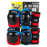 187 Killer Pads Jr. 6-Pack - Red/White/Blue