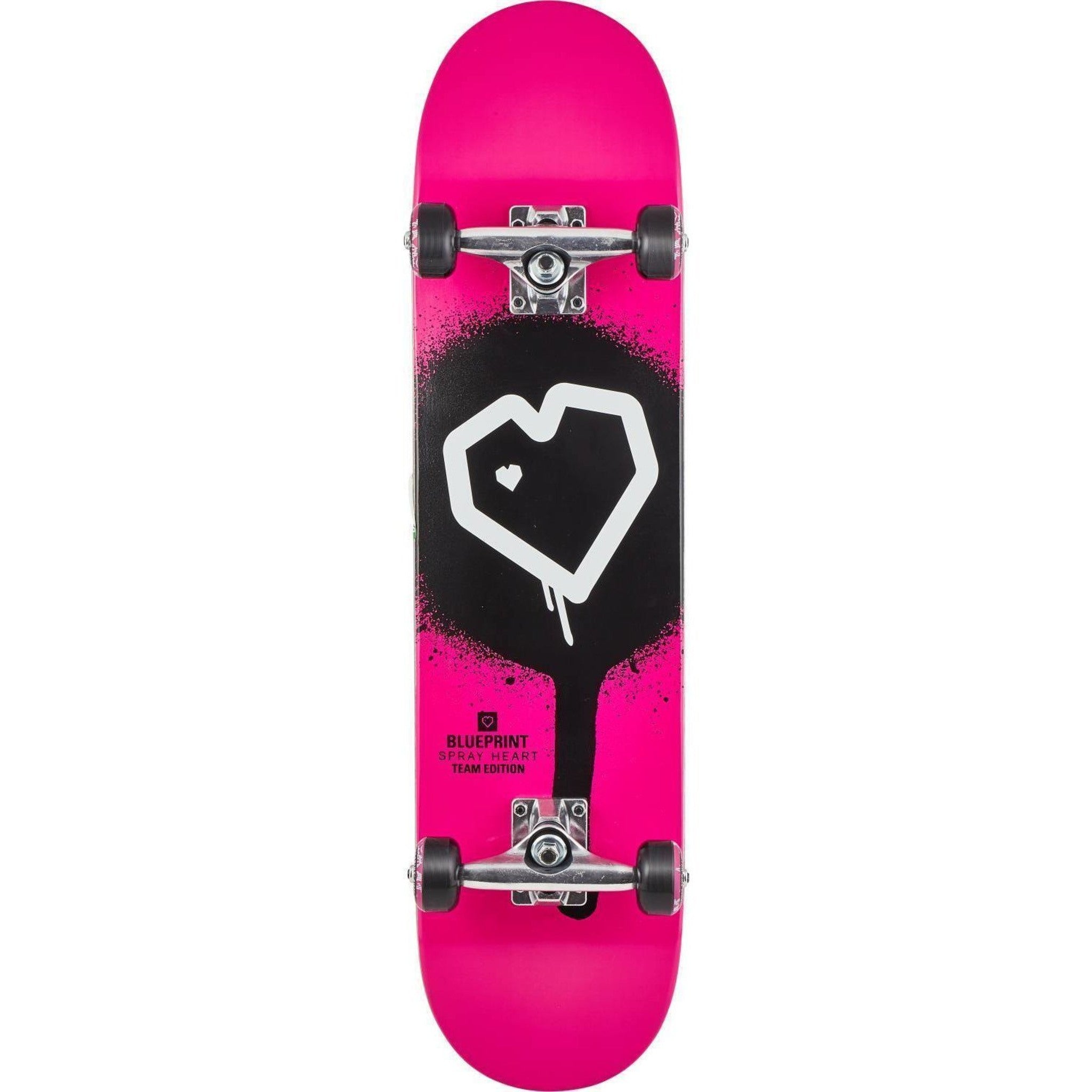 Blueprint Spray Heart Komplet Skateboard-ScootWorld.dk