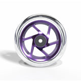 Striker Lux Spoked Clear PU 110mm Hjul til Løbehjul - Clear/Purple-ScootWorld.dk