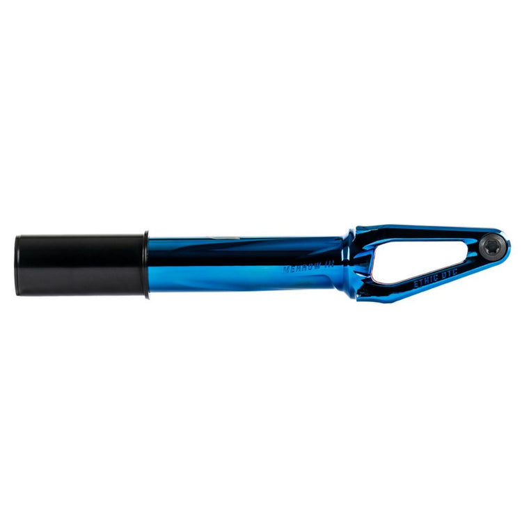Ethic Merrow HIC V3 Løbehjul Forgaffel - Blue Chrome-ScootWorld.dk