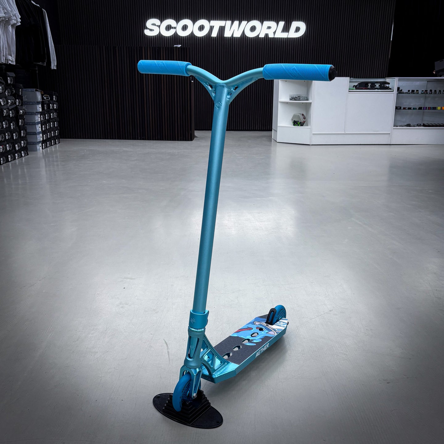 Striker Aether Blue Custom Build - Blue-ScootWorld.dk