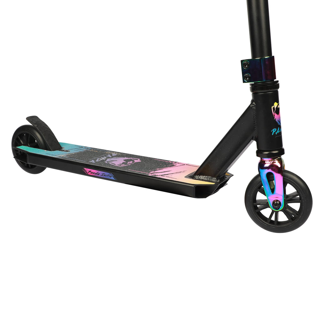 Panda Initio V2 Trick Løbehjul - Black/Rainbow-ScootWorld.dk