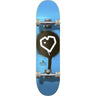 Blueprint Spray Heart V2 Complete Skateboard - Blue/Black/White