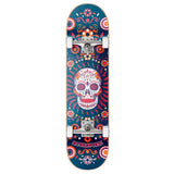 Hydroponic Mexican Komplet Skateboard - Blue Skull-ScootWorld.dk