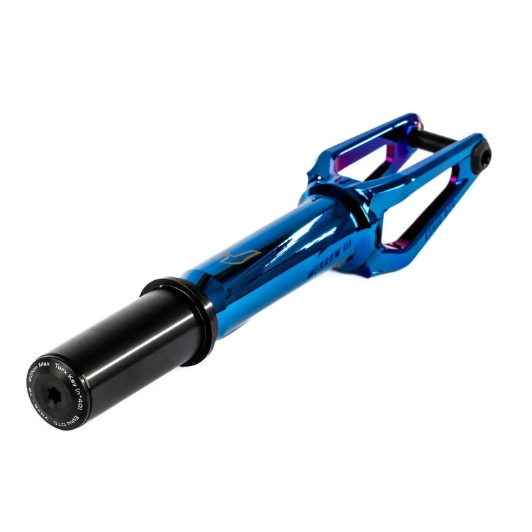 Ethic Merrow IHC V3 Løbehjul Forgaffel - Blue Chrome-ScootWorld.dk