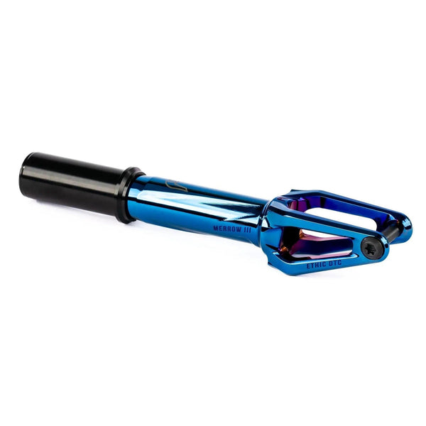 Ethic Merrow IHC V3 Løbehjul Forgaffel - Blue Chrome-ScootWorld.dk