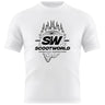 ScootWorld Fire Globe Tshirt - White