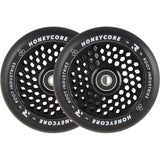 Root Honeycore 110mm Hjul Til Løbehjul 2-pak - Black-ScootWorld.dk