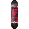 Heart Supply Quadron Logo Complete Skateboard - Red