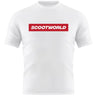 ScootWorld Box Logo T-shirt - White/Red
