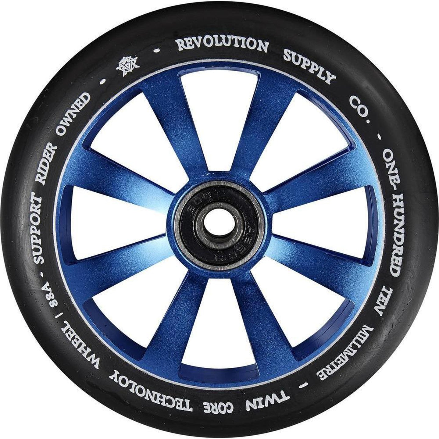 Revolution Supply Twin Core 110mm Hjul Til Løbehjul - Blue-ScootWorld.dk