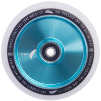 Striker Lighty Fullcore V3 Hvid PU 110mm Hjul Til Løbehjul - Teal-ScootWorld.dk