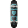 Heart Supply Quadron Logo Complete Skateboard - Teal