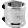 Tilt ARC Double Clamp Stunt Scooter Clamps - Silver