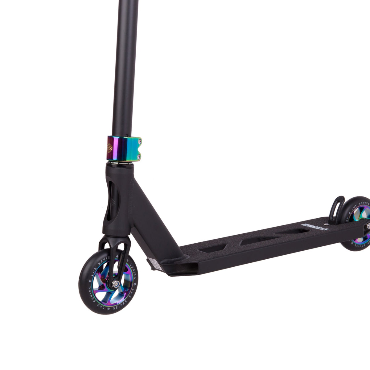 Striker Essential Stunt Scooter - Black/Rainbow