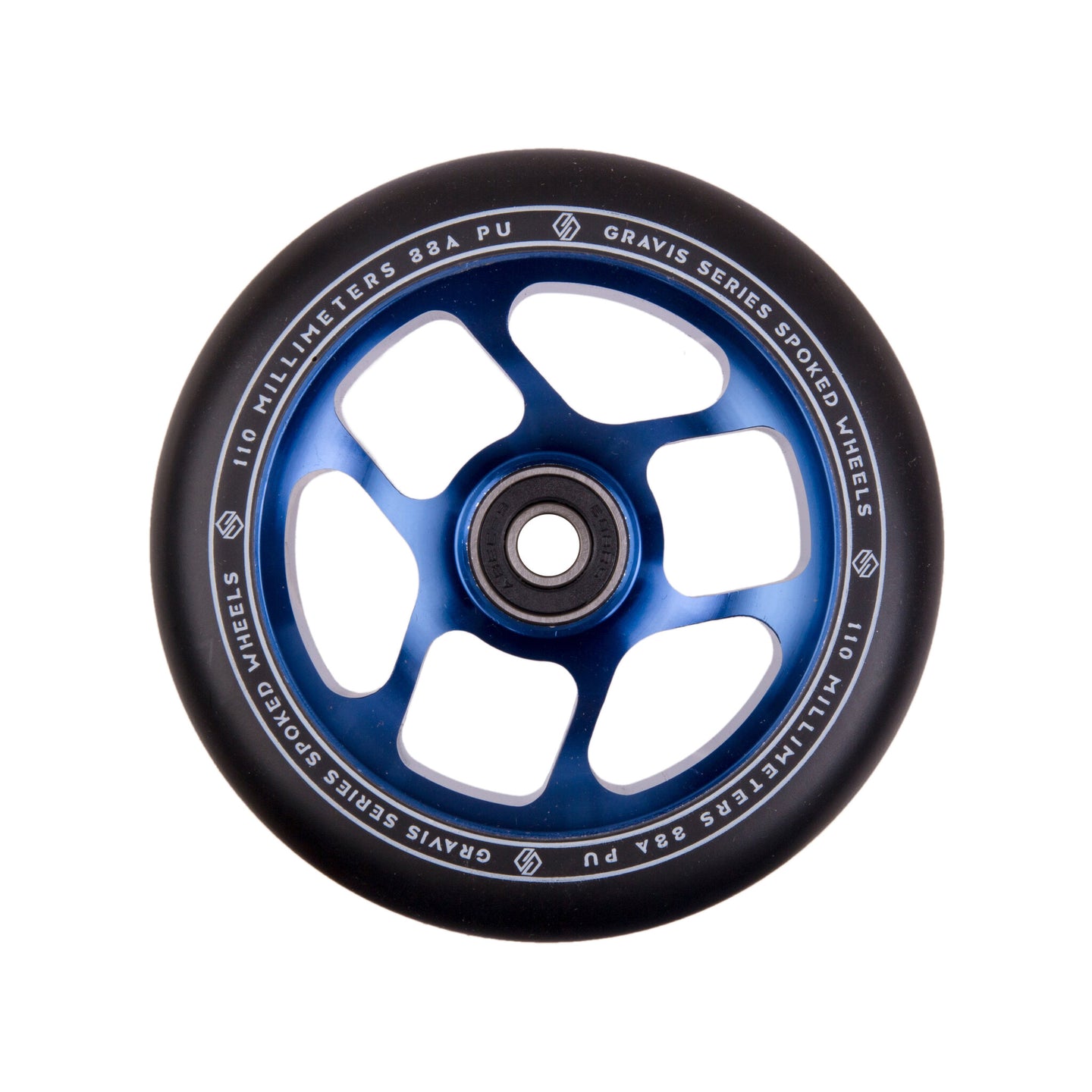 Striker Gravis Spoked 110mm Hjul til Løbehjul - Midnight Blue-ScootWorld.dk