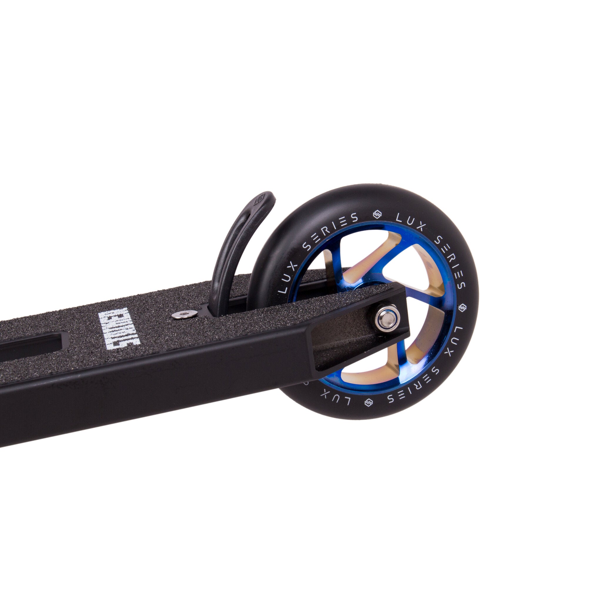 Striker Lux Trick Løbehjul - Black/Blue Chrome-ScootWorld.dk