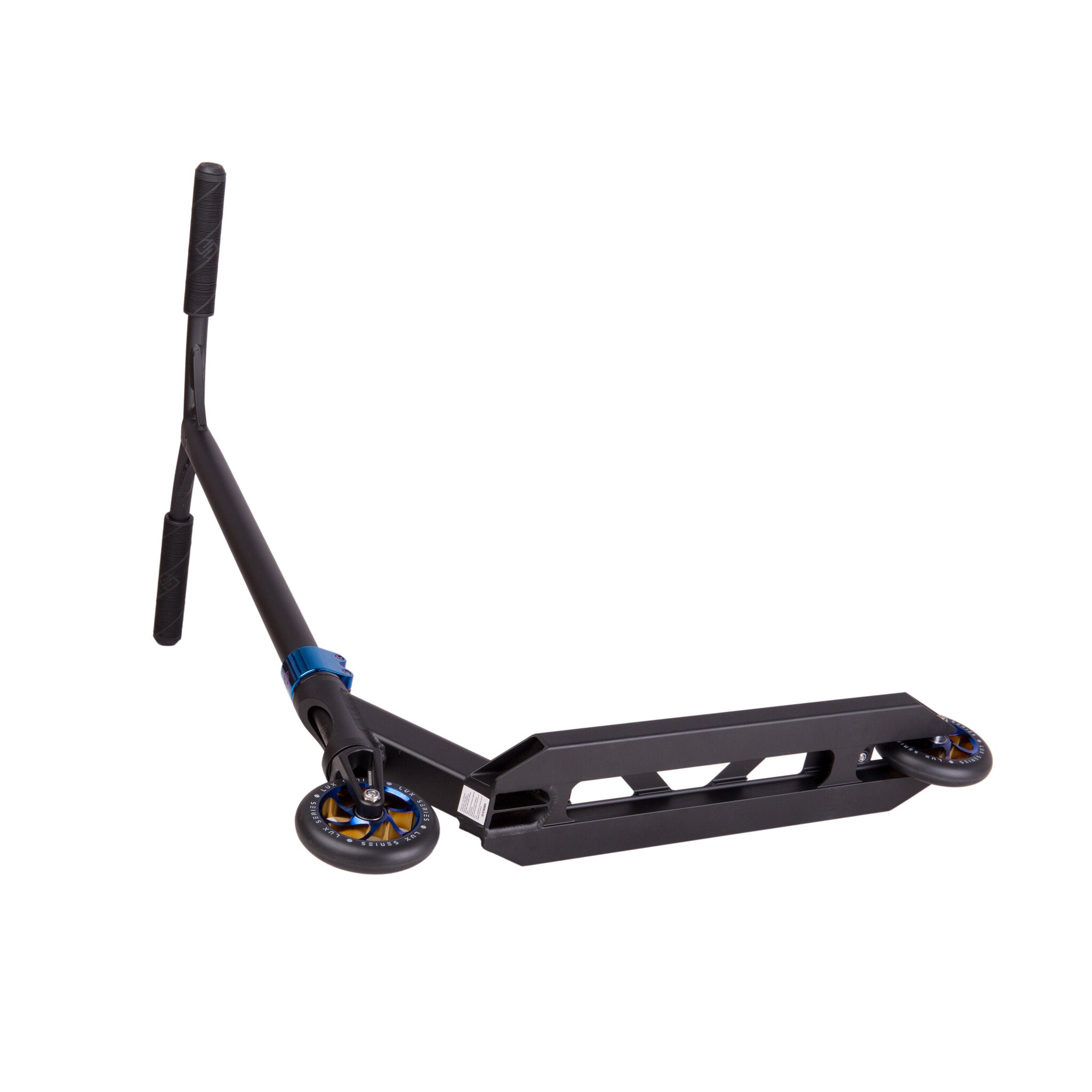 Striker Lux Trick Løbehjul - Black/Blue Chrome-ScootWorld.dk