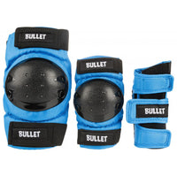 Bullet Junior Triple Padset Beskyttelsessæt - Blue-ScootWorld.dk