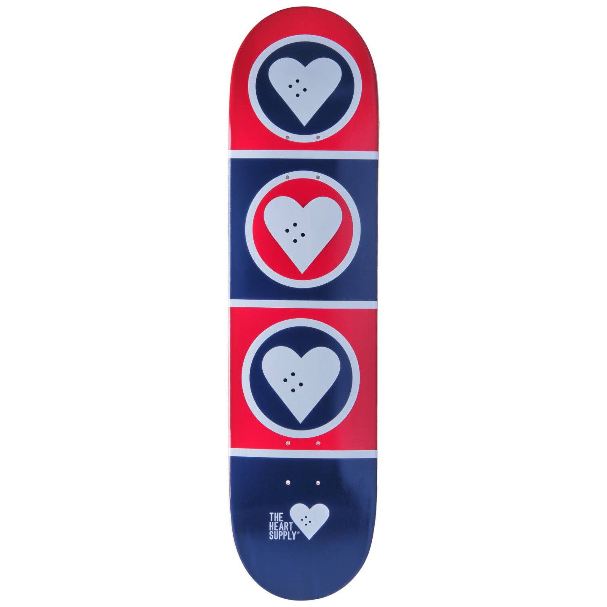 Heart Supply Squadron Skateboard Deck - Red-ScootWorld.dk